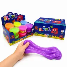 Kit 12 Slimes 125g P/ Lembrancinhas Festa Infantil, Cores Vibrantes, Textura Incrível