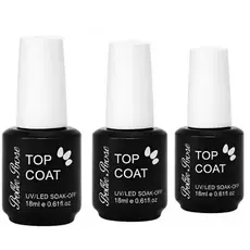 Top Coat 18ml Bella Rosa Selante Fortalecedor Unhas Gel