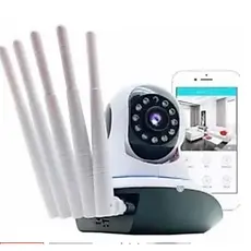 Câmera Wifi De Segurança Ip 1080hd C/ Áudio 5 Antenas FTYCAMPRO