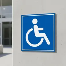 Placa de Sinalizacao Cadeirantes Deficiente estacionamento ou banheiro PDC cadeira de rodas