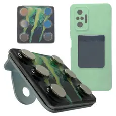 Suporte De Celular P/ Moto Fixação Magnética Imã Extra Forte 6 imãs