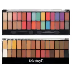 Kit 2 Paletas Maquiagem Paletas De Sombras 56 Cores Belle Angel B013-3 / B105