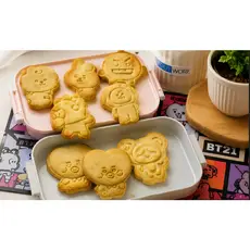 Kit 4 Moldes Cortadores para Biscoito do BTS