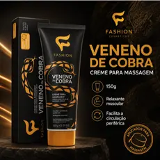Creme Massageador Veneno De Cobra 150g Fashion Cosméticos