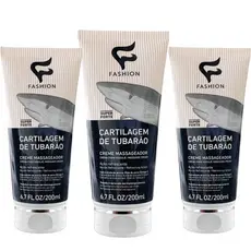 Cartilagem De Tubarão Kit Com 03 Unidades 200ml - Fashion Cosméticos