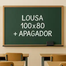 🧽 LOUSA VERDE 100x80 COM MOLDURA EM MADEIRA + APAGADOR 🟩✨