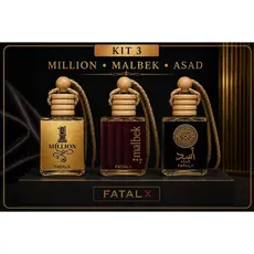 Kit 3 Cheirinho Carro de Luxo Qaulidade Carro Grife Aromatizante Automotivo Essência Concentrada