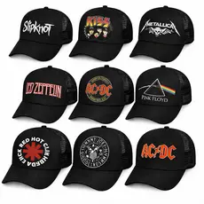 Bonés Estilo Rock Retrô | Aba Curva | Trucker Premium com Tela