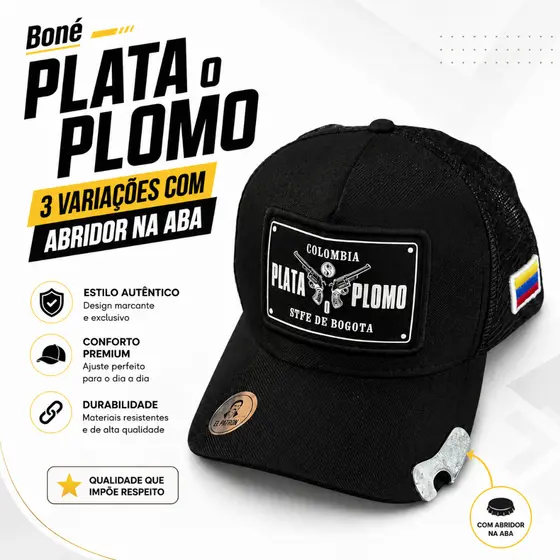 Boné Aba Curva Verde Plata o Plomo c/ Abridor Aba