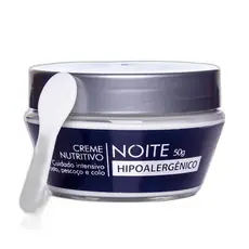 Creme Facial Nutritivo Hipoalergênico Noite 50g Eternity Alergoshop