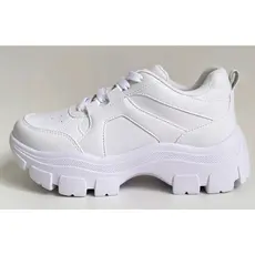 Tênis Feminino Estilo Chunky Plataforma casual trabalho sola alta moderno confortáve macio