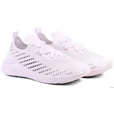 Tênis Feminino Casual Esportivo Leve Confortável Slip On Branco Academia Caminhada