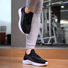 Tênis Feminino Slip On Super Leve Respirável Academia Corrida Casual