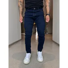 Calça Masculina Jeans Skinny Premium Lycra Elastano  escura