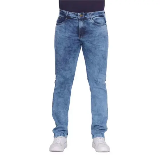 calça masculina marmorizada slim fit