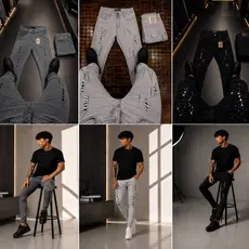 calça masculina jogador super skinny
