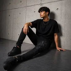 calça masculina jogador preta