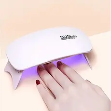 Cabine Mini Secador De Unhas Esmalte Gel Led Sun Uv Portátil Dobrável Forninho Estufa 6w Bivolt Usb