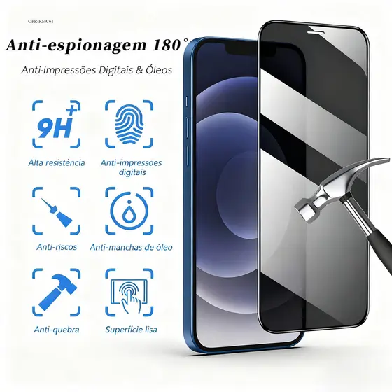 Película Macia Privacidade Para Realme C61 C55 C67 C53 C63 C51 Note 50 60 4G FKM