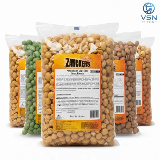 Amendoim Japonês Crocante Sabores 1Kg