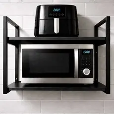 Suporte Microondas Air Fryer Forninho Impressora Prateleira de parede 2 andar MULTIUSO