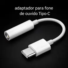 Adaptador tipoC Tipo C para P2 Áudio Fone De Ouvido 3.5mm ANDROID