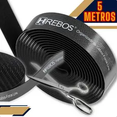 Fita Organizadora de Cabos e Fios, Rolo de 5 Metros em Velcro Abraçadeira Presilha Fecho Organizador