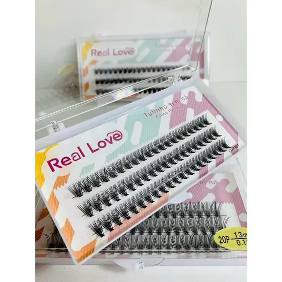 CÍLIOS TUFO DE SEDA 20P REAL LOVE TUFINHO