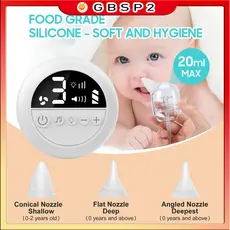 Aspirador Nasal Elétrico Para Bebê Remove Muco Rápido Possui 9 modos ajustáveis Pronta Entrega
