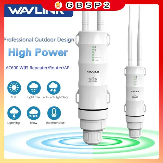 Roteador Externo Wavlink Wl-wn570hn2 300 Mbps 110-240v Wifi Externo Wavlink Ac600 2.4 / 5g