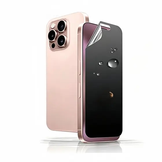 Película de Cerâmica  Hidrogel  Privacidade Fosca iPhone 11 12 13 14 15 16 17 Pro Max Anti Espionagem