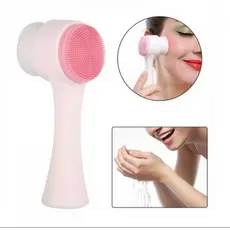 Escova para limpeza facial 2 Em 1 Esponja massageadora limpeza de pele cravos
