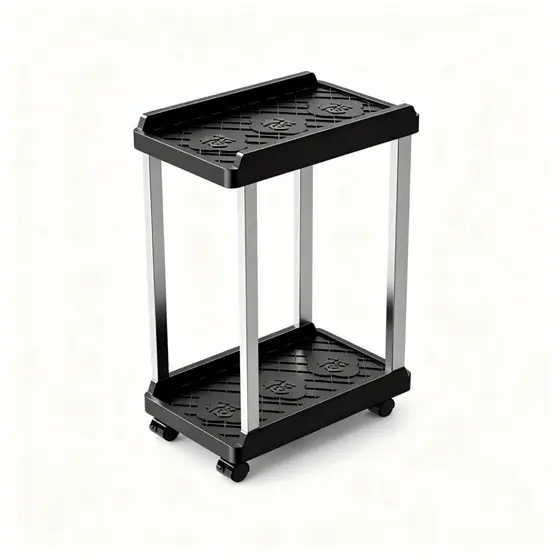 Suporte Para Cpu Computador Ajustavel Rodizios