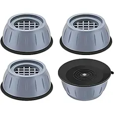 Kit 4 Washing Machine Foot Support and Dryer Anti Vibration Support Pads Clean Washer Rubber