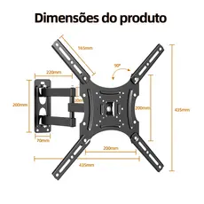 Sonn Tri-articulated TV and monitor support 23 to 65 inches