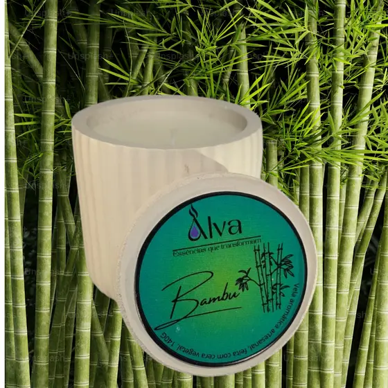 Vela Aromatica de Bambú (Premium) com 150 g
