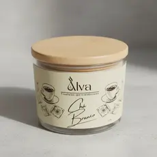 Vela Aromatica de Chá Branco (Premium) com 100 g