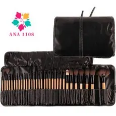 GGUAN Kit 32 Peças Conjunto De Pincéis De Maquiagem Para Pó Sombra Delineador Lábios com estojo