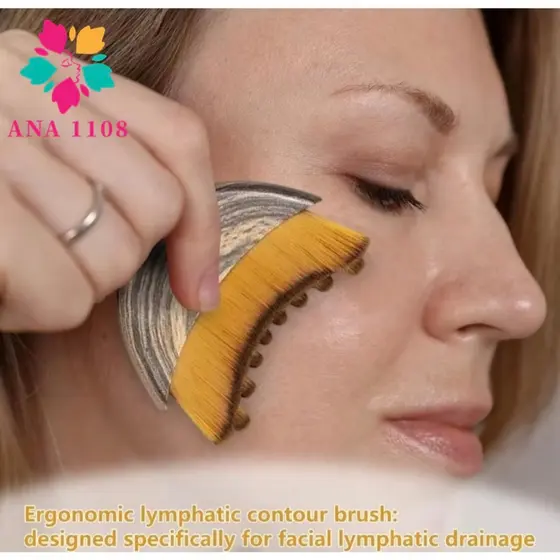 ANA 1108 Escova de massagem facial E Para Escultura De Queixo Mandíbula Adequada-Mundodaamor