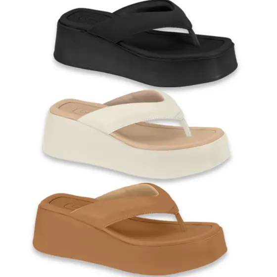 Sandália Tamanco Feminino Beira Rio Flatform Plataforma Conforto Chinelo Anabela Leve Original
