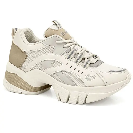 Tênis Feminino Ramarim Plataforma Confortável Chunky Solado Alto Casual Estiloso Macio Original