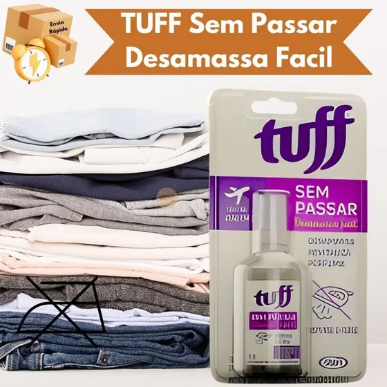 Tuff Sem Passar: Desamassa Fácil, Perfuma e Neutraliza Odores Start 60ML