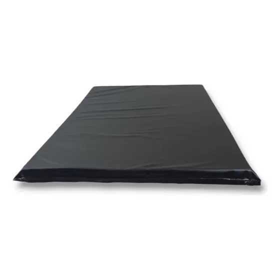 Colchonete Solteiro Alojamento D23 60x1,90x5 Cm Impermeável Cor Preto (60)