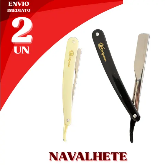 Navalhete Profissional com 2 ou 1 Unids Barbeador de Precisão para Corte e Acabamento de Barba
