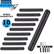 Kit 10 Barras Magnéticas 33CM Régua Imã Suporte para Facas Ferramentas Casa Restaurante