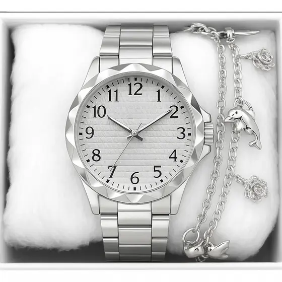 Kit Relógio Feminino Original + Pulseira De Luxo