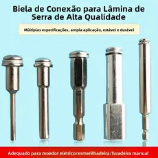 Adaptador de lâmina de serra, disco de corte, haste hexagonal de esmerilhamento, várias hastes de conexão, disco de esme