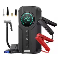 Bomba de ar Portatil compressor  Powerbank bateria calibrador de carro auto pneu carro