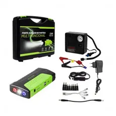 Auxiliar de Partida Multifuncional 12800mAh 12v Moto Carro KP-TC07A+