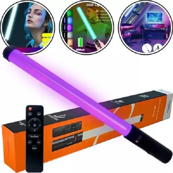 Bastão de Luz LED RGB com Controle OR-PL01 - Oberon